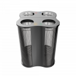 POLARIS PCM - Pulverimaalattu metalli moderni keräysastiat