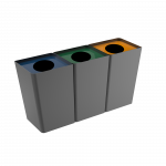 POLLUX PC - cubos de reciclaje en metal
